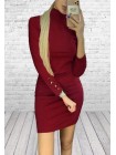 Коротка силуетна сукня гольф