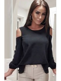 Жіноча блуза з відкритими плечима