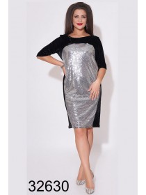 Вечірня сукня з пайетками 