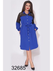 Нарядна сукня сорочка для повних