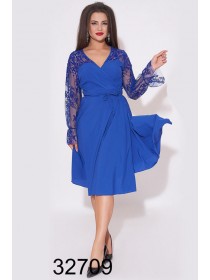 Вечірня сукня миди на запах