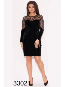 Вечірня сукня коротка з оксамиту