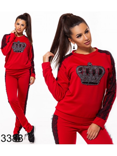 Спортивний костюм з мереживом 823387-91