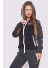 Спортивний костюм з капюшоном графит