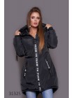 Довга куртка з капюшоном