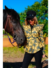 Модна куртка камуфляж