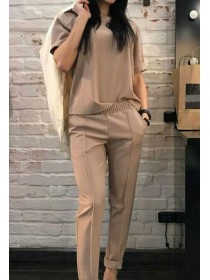 Літній брючний костюм з крепу