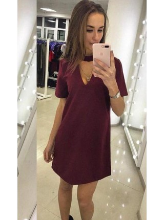 Сукня з коротким рукавом Чокер