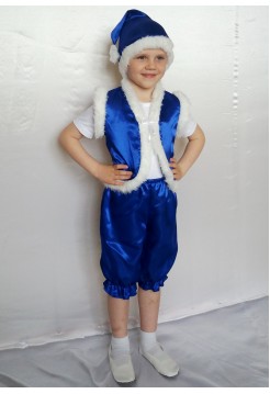 Карнавальный костюм Гномик (синий)