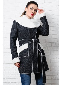 Тепле напівпальто на овчині Бенжаміна