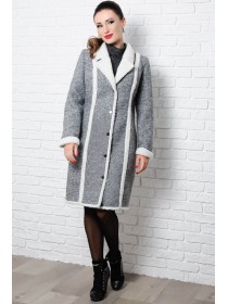 ТЕПЛЕ ПАЛЬТА на овчині ДоРеМі