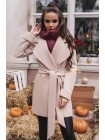 Короткое стильное пальто Альба