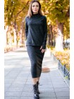 Теплый костюм с юбкой Варлей