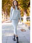 Теплый костюм с юбкой Варлей