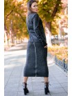 Теплый костюм с юбкой Варлей