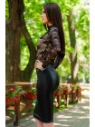 Жіноча спідниця з екошкіри "MADONNA" до р.56