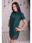 Коротка сукня з перфорацією " Ніжність"